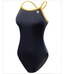 Tyr Women Hexa Diamondfit Swimsuit, Black/gold, Size 26 Rtl $80 Nwt. Fixed Price $15.00.