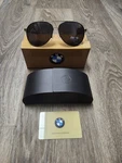 Bmw Logo Aviator Sunglasses New W/ Case, Box & Card (gold/black). Fixed Price $126.99.