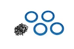 Traxxas 1.9 In. Blue Aluminum Beadlock Rings. Fixed Price $18.34.