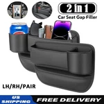 Lh/rh Car Seat Gap Catcher Filler Storage Box Pocket Organizer Holder Decorate. Fixed Price $10.44.