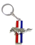 Mustang Chrome Pony Horse Fob Ring Gt 500 Cobra Roush Saleen. Fixed Price $9.50.