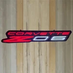 Corvette Z06 Led Sign Steel Marquee Man Cave Neonetics 29CORZ6. Fixed Price $499.99.
