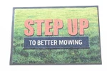 Aftermarket YN500-51 "step Up To Better Mowing" 2"X3" Floor Mat Nos. Fixed Price $16.99.