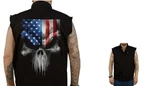 Lethal Threat Usa Skull Melt Sleeveless Shirt Black 2X-LARGE. Fixed Price $34.94.