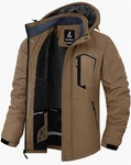 Men's Winter Ski Jacket Waterproof Warm Fleece Coat Insulated Windproof Medium. Fixed Price $34.99.