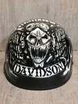Harley Davidson Motorcycle Skull Dot Helmet Size Md 57 - 58 Cm Hybrid. Fixed Price $99.99.