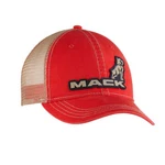 Mack Trucks Faded & Tan 3D Rubber Logo Unstructured Snapback Mesh Cap/hat. Fixed Price $29.99.