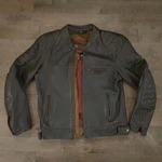 Cortech Dino Leather Motorcycle Jacket Men Small Black Cafe Racer Armor. Fixed Price $199.99.