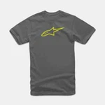 Alpinestars Ageless Classic Tee Charcoal/hi-vis Yellow Size Only. Fixed Price $32.01.