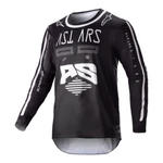 Alpinestars Racer Found Black And White Mx Off-road Jersey Youth Sizes Sm Xl. Fixed Price $18.99.