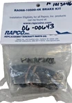 Rapco RA066 10500 4K Brake Lining Kit Four Pack. Fixed Price $40.00.