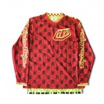 Troy Lee Designs Gp Jersey Shirt Red Neon Skull Motocross Mx Atv Off Road Size. Fixed Price $50.74.