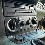 Bmw E36 Hvac Square Adapter Double Din Head Unit Bezel Analog Or Digital. Fixed Price $17.99.