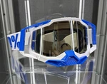 100% Racecraft 2 Goggles Isola Blue Flash Silver Mirror Lens Mx Dirt Motocross. Fixed Price $59.99.