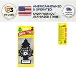 2-PACK Black Ice Hanging Air Fresheners Lasting Freshness For Cars. Fixed Price $8.49.