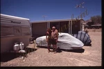Pretty Woman Blonde Trailer Park Car Cover 35MM Slide 1970S. Fixed Price $9.99.