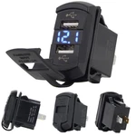 Car Marine Usb Rocker Switch 12V Dual Charger Ports 4.2A Outlet Socket Voltmeter. Fixed Price $16.52.