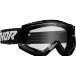 Thor Combat Goggle - Racer Black/white Clear Lens Adult Size. Fixed Price $25.95.