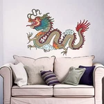 Dragon Wall Decals Full Colorful Sticker Chinese Home Art Decor DD31. Fixed Price $29.99.