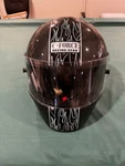 G-force Racing Gear Carbon Fiber Pro Motorcycle Helmet SA2010 Sz Flames. Fixed Price $150.00.