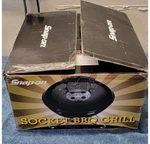 Snap On Tools Black Socket Charcoal Bbq Barbeque Grille SSX2788 New In Box Usa. Fixed Price $69.99.