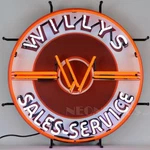 Willy's Sales Service Neon Sign Willys 5JEEPW W/ Free Shipping. Fixed Price $459.99.