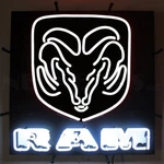 Neonetics 5RAMWH Trucks American White 24 Inches Sign. Fixed Price $419.99.