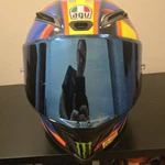 Agv Corsa Valentino Rossi Winter Test 2014 Motorcycle Helmet - Limited Size Xl. Fixed Price $500.00.