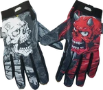 Lethal Threat Good N Evil Skulls Gloves Black Large GL15021L. Fixed Price $25.98.
