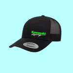 Kawasaki Racing Snapback Trucker Hat Black Mesh Cap Yupoong Classic Adjustable. Fixed Price $25.90.