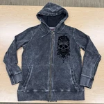 Lethal Angel Women Up Hoodie Quality Thick Skull Studded Double Zipper. Fixed Price $34.99.