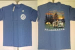 Volkswagen Bus Vw Sunset Camping Officially Licensed T-shirt. Fixed Price $24.75.