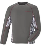 Polaris Slingshot Men's Shirt Long Sleeve Cooling Gray White Red New With Tag. Fixed Price $7.99.
