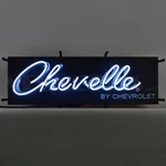 Chevrolet Chevelle Junior Colorful Wall Sign Backing Neonetics 29" 5SMLCL. Fixed Price $249.99.