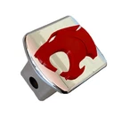 Panther Head 3D - Chrome With Red 2 Inch Trailer Hitch Cover Cats Thunder. Fixed Price $37.99.