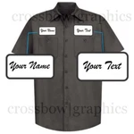 Dickies Mens Custom Script Short Sleeve Shirt Classic Workwear Uniform S-5X. Fixed Price $47.45.