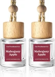 Classy Car Air Freshener Hanging 2 Pack, Mahogany Apple Essential Oil Diffuser. Fixed Price $20.37.