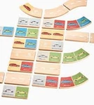 Genuine Porsche Dominos Multi Coloured WAP-040-003-0N-DOM. Fixed Price $38.16.