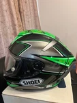 Shoei X-fourteen Laverty Full Face Helmet Green Black Racing Clearshield Japan. Fixed Price $695.00.