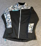 Snap-on Choko Lethal X Jacket Women Small Grey Floral Full Zip Softshell CA30625. Fixed Price $36.00.
