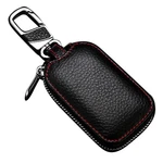 Genuine Leather Car Key Chain Bag Smart Holder Cover Remote Fob Zipper Case. Fixed Price $7.66.