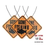 Cute Funny Car Air Fresheners 4-PACK (gone Fishing). Fixed Price $17.13.