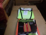 Cordova Mesh Safety Vests #SPV120L Orange & #SPV121W Lime Green New. Fixed Price $8.99.