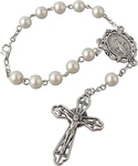 Hanlincc One Decade Catholic Auto Rosary With Miraculous Medal Hang Car Mirro. Fixed Price $17.19.