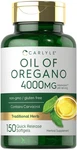 Oregano Oil 4000 Mg Capsules Contains Carvacrol By 150 Softgel. Fixed Price $10.58.