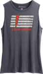 Icon Fits Women's Invasion Stripe* Tank Top Antique Denim Medium 3031-4219. Fixed Price $25.00.