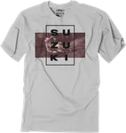 Factory Effex 25-87402 Suzuki Rider T-shirt Medium Grey. Fixed Price $29.95.