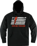 Icon Intercept Fits 93* Hoodie Black Medium 3050-6650. Fixed Price $64.99.