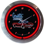 Corvette C2 Stingray Neon Clock 8CORV2. Fixed Price $84.99.