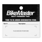 Bikemaster Reorder Tags - 370212. Fixed Price $18.57.